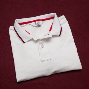 PANAGICA luxury French golf polo shirt white